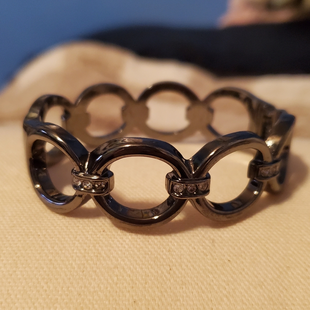 5 for $25 | Gunmetal Loop Link Chain Bracelet